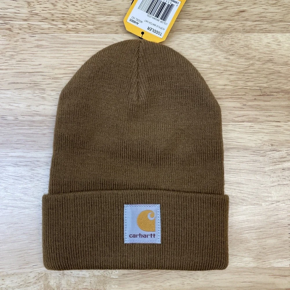 Carhartt Toddler 2-4T Arcrylic Watch Hat Carhartt Brown Classic Knit Beanie
